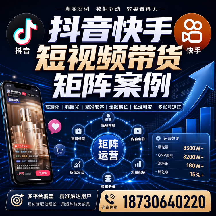 镇江短视频带货团队多平台矩阵自动分发案例