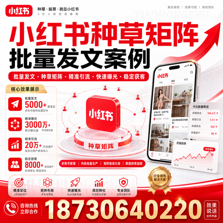 镇江小红书种草矩阵批量发文案例